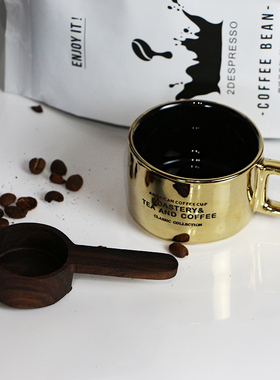 样板间厨房法式意式美式咖啡豆主题摆件摄影道具组合吧台软装饰品