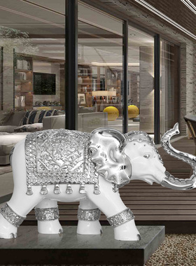 大号大象摆件欧式家居落地摆设客厅酒店店铺公司开业礼品