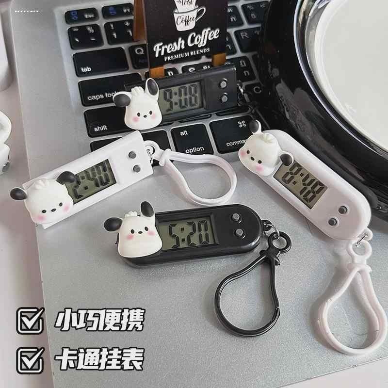 2024帕恰狗迷你挂表便携式学生考试时间电子表工作学习表静音 - 图1