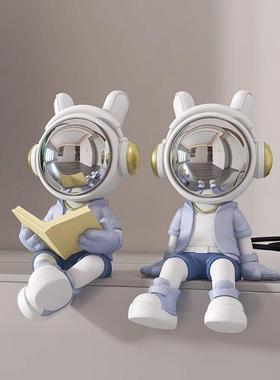 太空人宇航员小摆件客厅酒柜玄关书房家居装饰品轻奢工艺品礼物