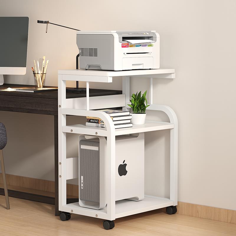 Computer main rack floor-standing office storage rack printer rack multi-layer storage rack mobile desktop chassis bracket