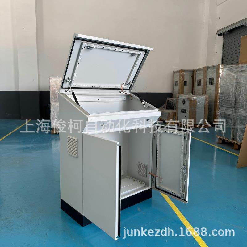 IP65防护等级PLC触摸屏双开门控制台碳钢喷涂仿威图斜面操作台,淘宝优惠券,粉丝福利购,淘宝优惠卷