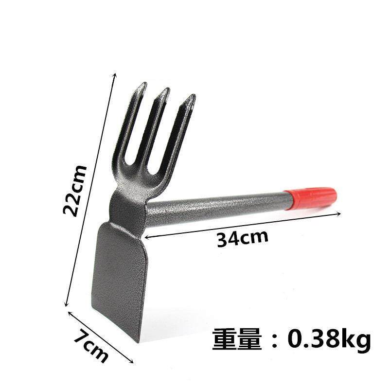 厂家直销两用锄头 园艺种花种菜 三齿耙子小锄头短柄园林农用工具,淘宝优惠券,粉丝福利购,淘宝优惠卷