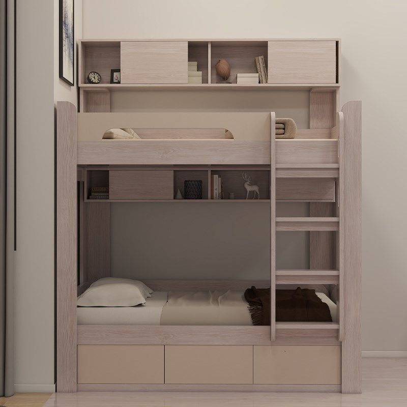 [可发香港]双层床上下铺儿童抽屉箱香港高架碌架床高低储物柜組合,淘宝优惠券,粉丝福利购,淘宝优惠卷