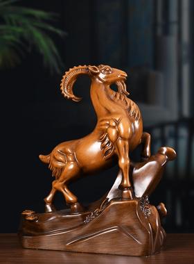 领头羊摆件工艺品十二生肖羊老板领导办公桌客厅摆设公司开业礼品