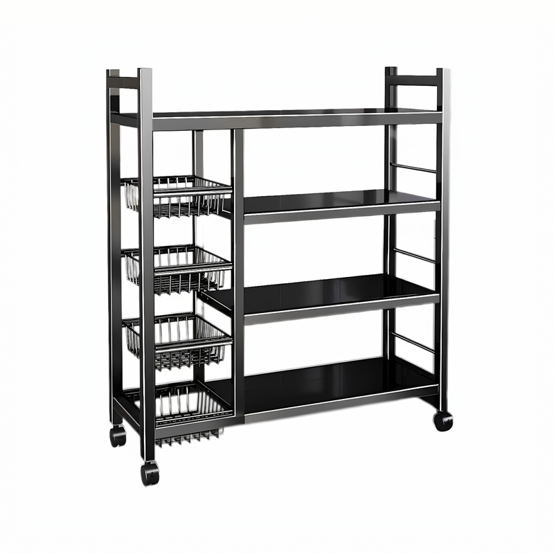 置物架厨房水果收纳架菜篮子储物架整理架落地多层架子移动收纳架,淘宝优惠券,粉丝福利购,淘宝优惠卷