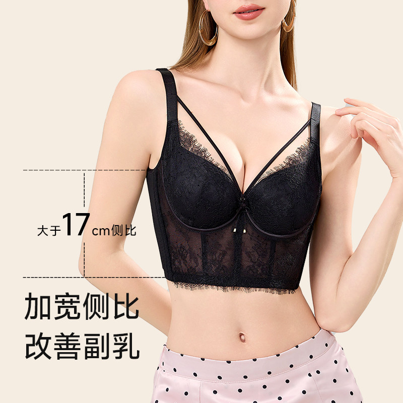 JM/中脉性感深v调整型文胸上托调整型聚拢防下垂女士内衣9766,淘宝优惠券,粉丝福利购,淘宝优惠卷