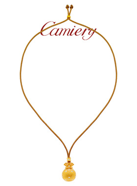 拉丝福袋财神项链女士配饰高级感