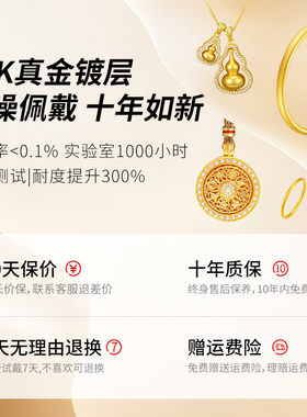 CAMIERY【高贵气质】 大金珠项链高级感轻奢百搭气质项链 镀24K金