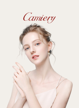 CAMIERY 康康包耳钉设计感小众高级 原创气质轻奢耳环 装饰耳环