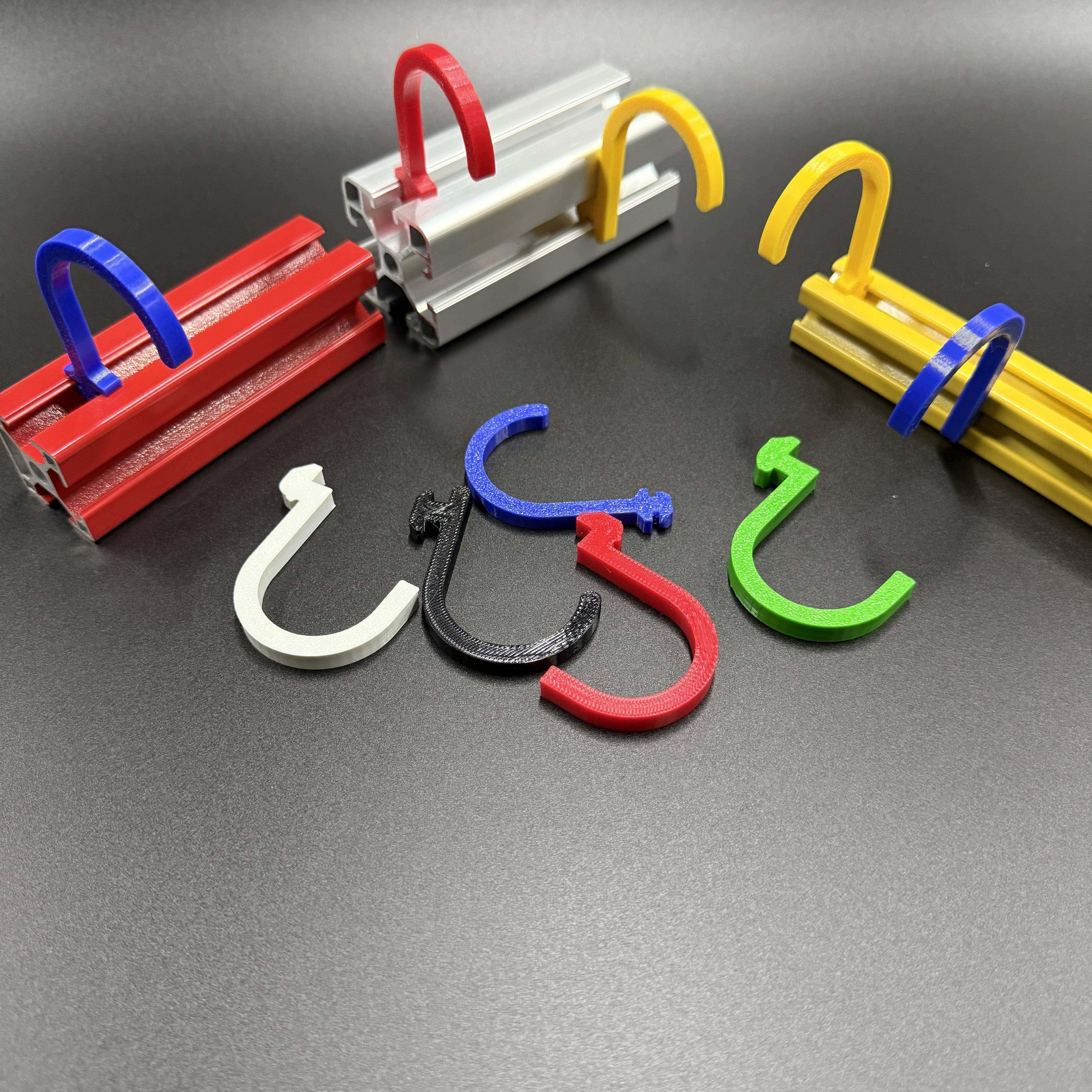 铝型材配件203040欧标型材彩色挂钩快速安装侧挂钩下挂钩,淘宝优惠券,粉丝福利购,淘宝优惠卷