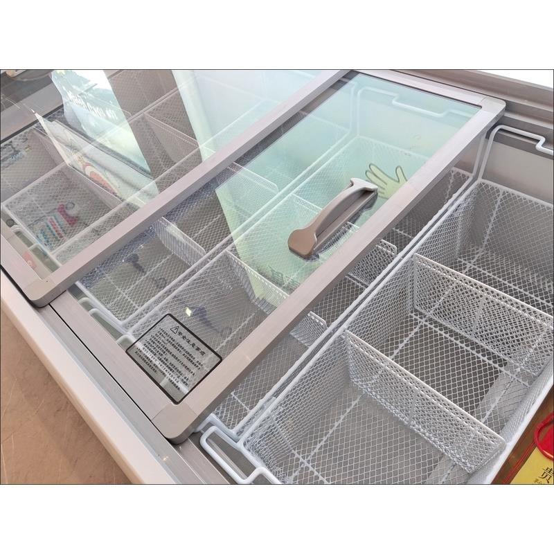 冰柜内部置物架分隔栏网筐神器分隔架食品筐隔断板商用分隔板层架 - 图2