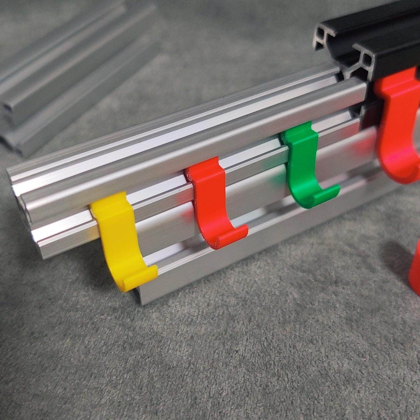 铝型材配件20/30/40型材彩色尼龙挂钩 DIY后置固定挂钩免螺丝安装,淘宝优惠券,粉丝福利购,淘宝优惠卷