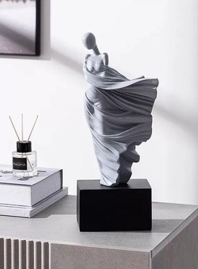 简约轻奢艺术抽象人物雕塑摆件客厅电视柜子酒柜样板房家居装饰品