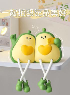 创意可爱永不分梨吊脚娃娃小摆件客厅桌面家居墙上置物架装饰玩偶