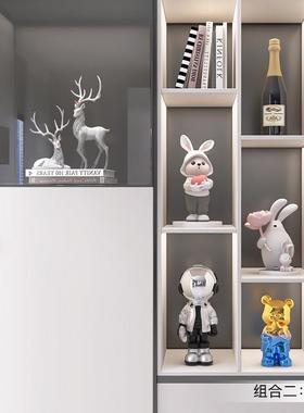 轻奢大气酒柜装饰品摆件客厅电视柜玄关家居饰品办公室乔迁礼物