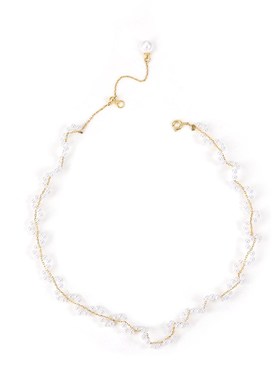 珍珠项链女百搭高级感不掉色精致优雅饰品配饰珍R珠颈链锁骨链