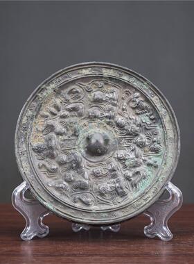 采购产品彷古铜镜，龙凤，吉祥铜镜，海兽葡萄镜，羽毛图案镜，覆