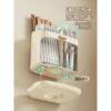 Chopstick barrel wall-mounted chopstick basket kitchen household chopstick cage fast storage rack high-end new tableware spoon storage box