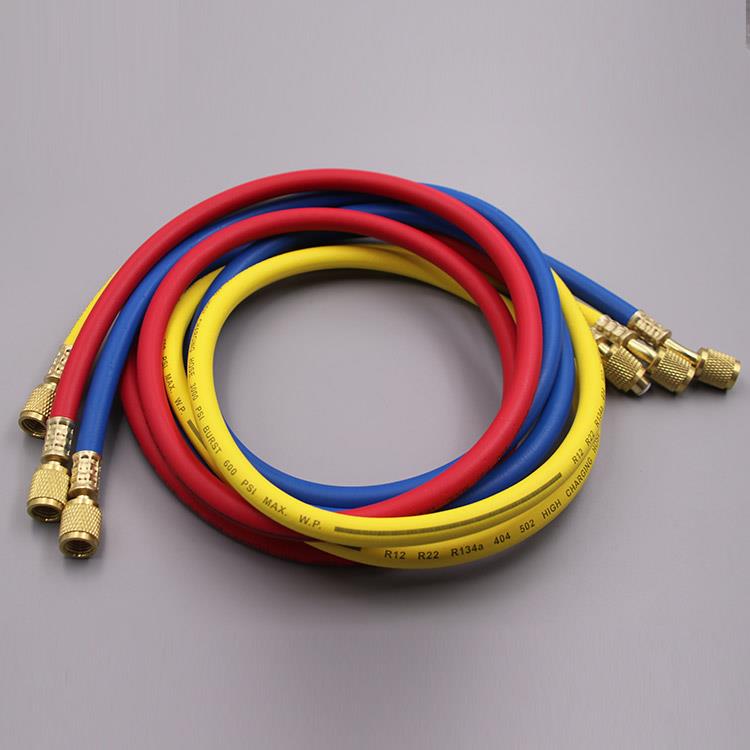 汽车空调加氟管加长R22冷媒汽车R134a高压加液工具套装压力表管子 - 图3