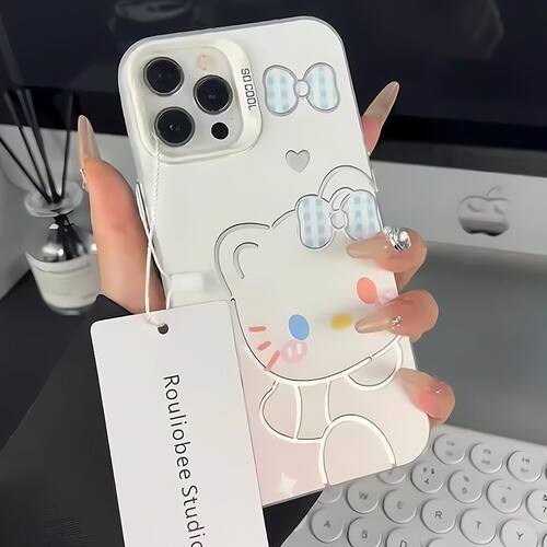多巴胺KT猫适用苹果17手机壳iphone16promax软壳15/14/13/12/11华为oppofindx8新款vivos30小米一加15荣耀400 - 图2