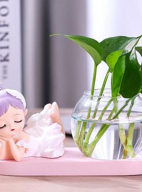 轻奢芭蕾女孩家居摆饰客厅装饰品酒柜茶几书柜办公室桌面小摆设