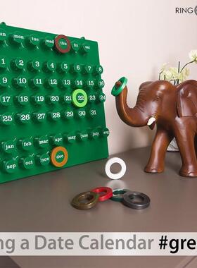 Euroway ring a date日历万年历挂历墙饰摆件经典设计个性装饰品