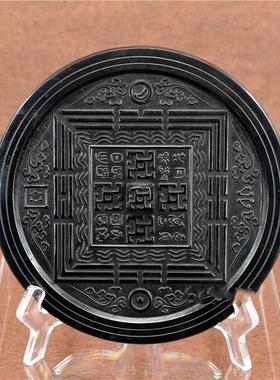 高锡铜镜仿古青铜器黑漆古唐镜汉代镜葵花镜六棱镜瑞兽海兽葡萄镜