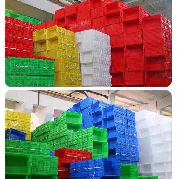 Plastic box rectangular industrial thickened parts box turnover box hardware tool box blue screw box storage box