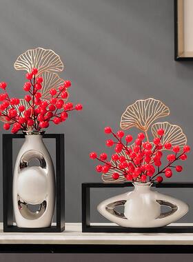 现代玄关客厅摆件轻奢高档家居饰品电视柜装饰酒柜高级感茶几创意