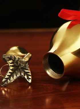 上善若水 铜葫芦摆件全铜 大小号招财八卦葫芦装饰工艺品摆设0299