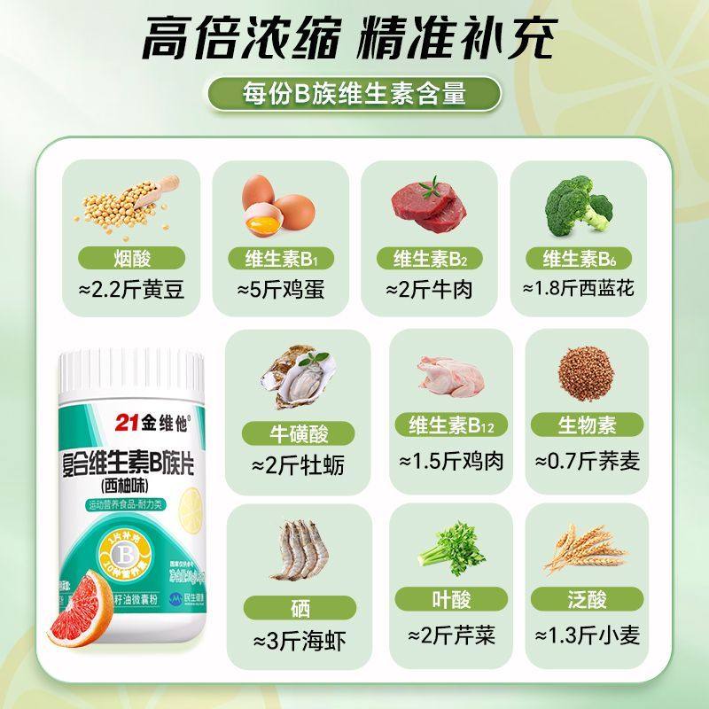 21金维他复合维生素B族片西柚味多种维生素正品保障,淘宝优惠券,粉丝福利购,淘宝优惠卷