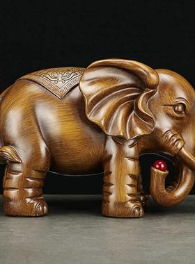 大象摆件一对吸财聚财客厅风水玄关电视酒柜家居装饰乔迁开业礼品