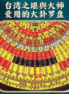 正宗台湾李居明罗盘玄空飞星罗盘高精度专业风水罗盘三元风水盘