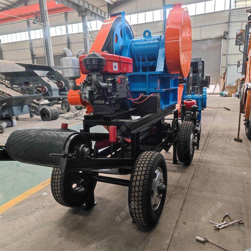 油电两用移动鄂式破碎机 混凝土煤矸石粉碎机 矿渣矿石鄂破碎石机,淘宝优惠券,粉丝福利购,淘宝优惠卷