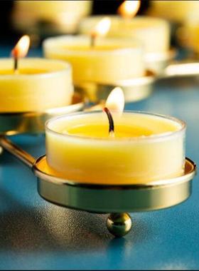 北斗七星寺庙道场摆件镀金合金跨境烛台放酥油灯烛台跨境摆件