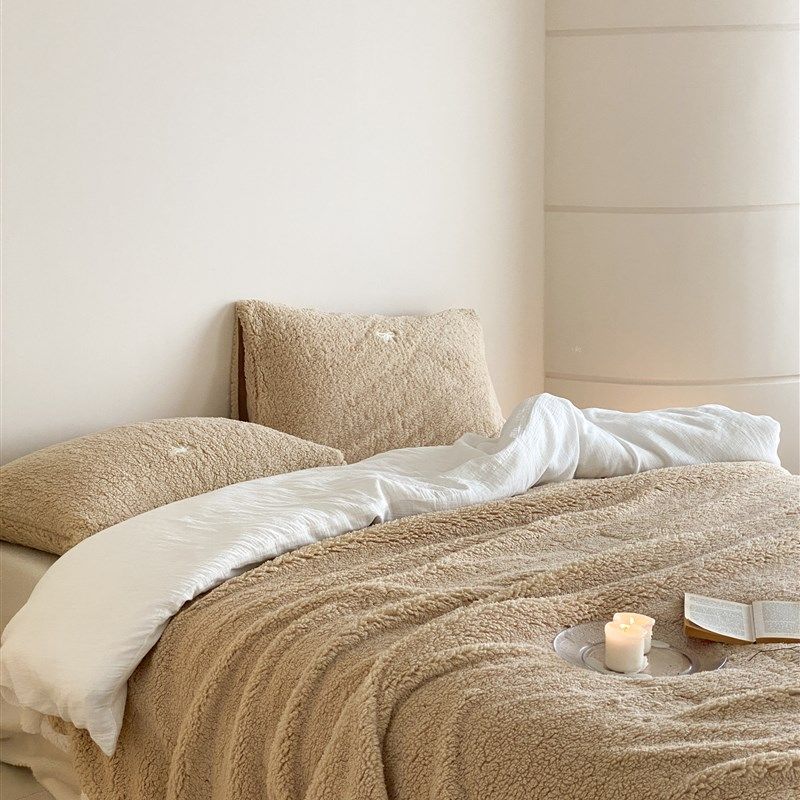 软软糯糯丨冬季加厚羊羔绒床上用毯 保暖毯子,淘宝优惠券,粉丝福利购,淘宝优惠卷