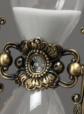 复古创意金属沙漏计时器家居客厅工艺品装饰摆件送男生女友礼品