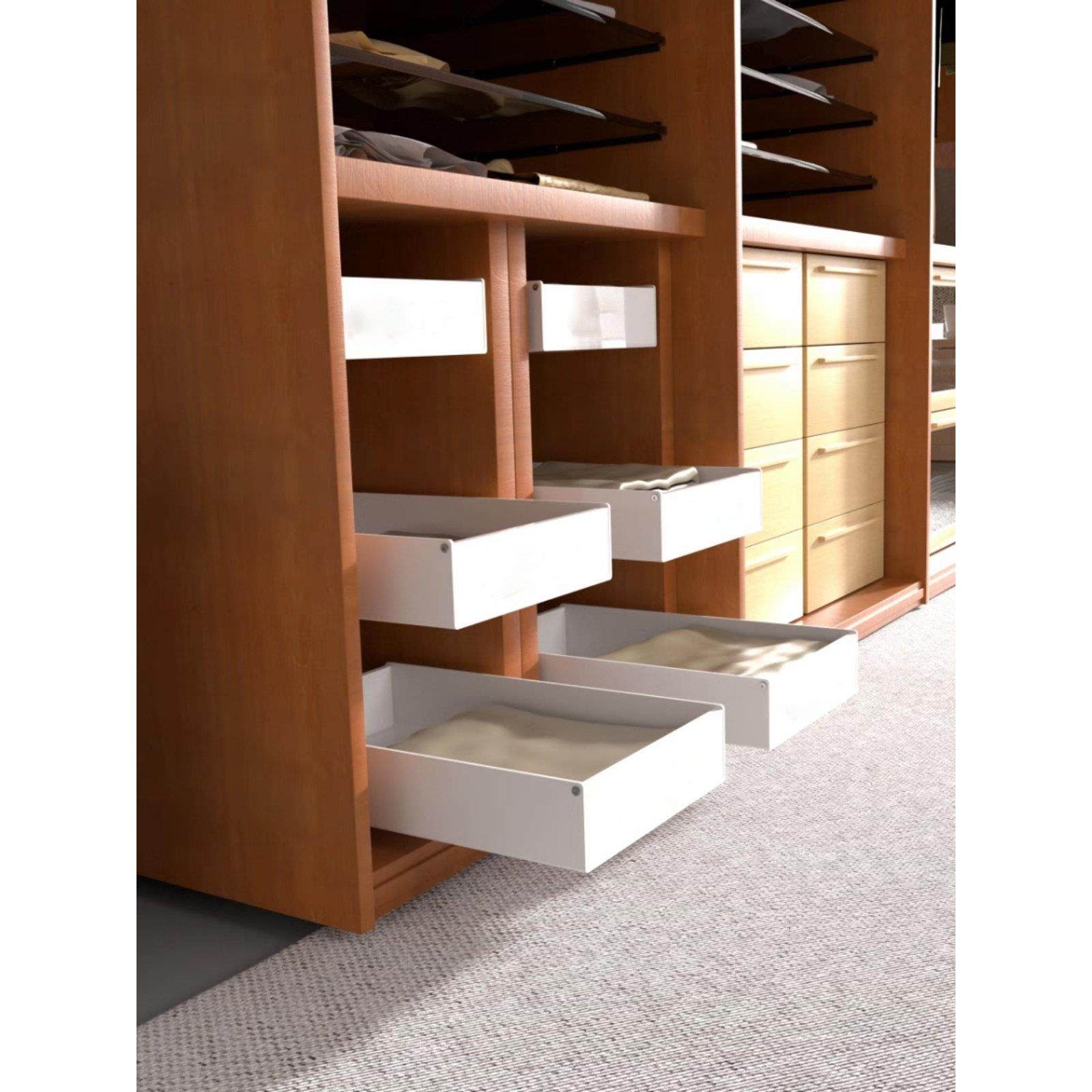 厨房滑轨抽屉环保PP托盘橱柜衣柜改造分层储物收纳免打孔安装拉篮,淘宝优惠券,粉丝福利购,淘宝优惠卷