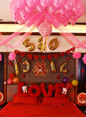 秦汉天禧婚房新婚礼物送新娘陪嫁灯卧室一对喜庆红色长明灯床头灯