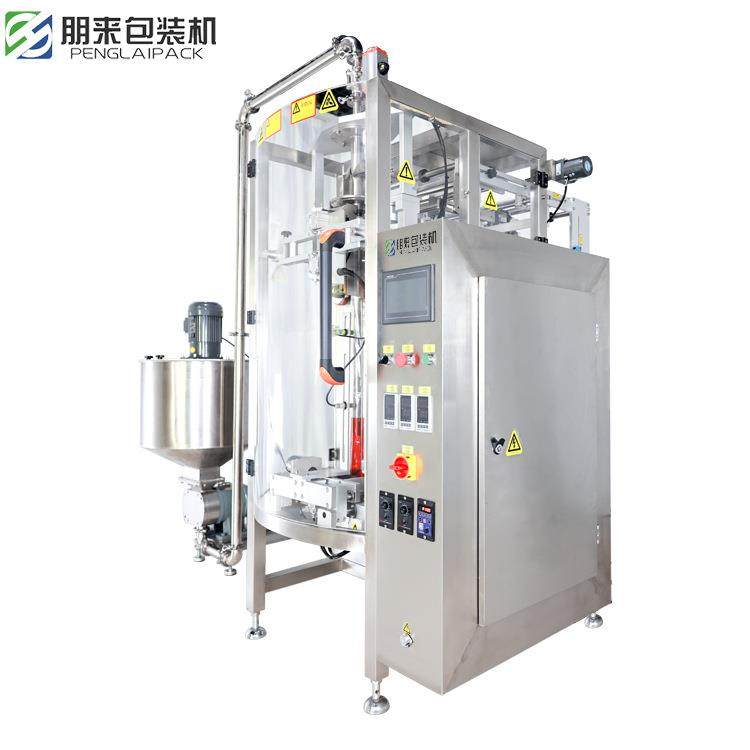 蓝莓酱刮料机液位计量全自动番茄沙司液体真空包装机,淘宝优惠券,粉丝福利购,淘宝优惠卷