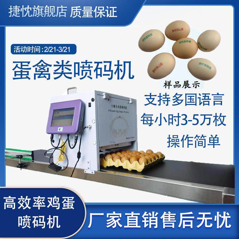 流水线鸡蛋喷码机整托盘喷印数字英文汉字LOGO打印高效快捷打码机,淘宝优惠券,粉丝福利购,淘宝优惠卷