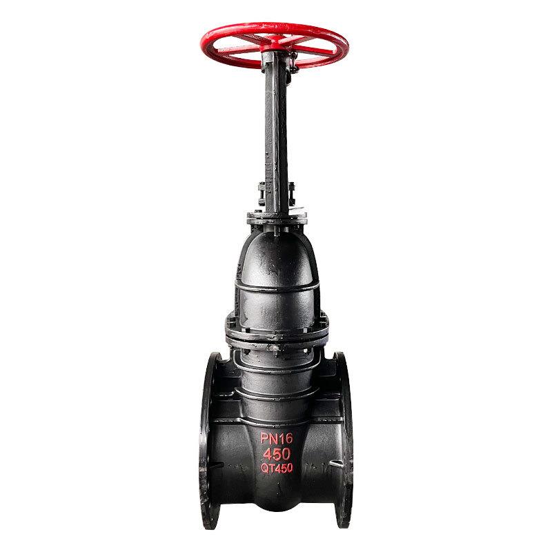 球铁明杆闸阀DN450-DN500电手动水利管道阀硬密封16公斤Z41T-16Q - 图3