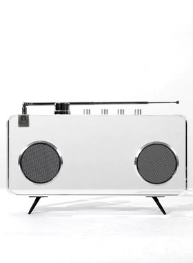 轻奢复古老式水晶相机留声机播放机装饰H样板间电视柜客厅壁龛摆