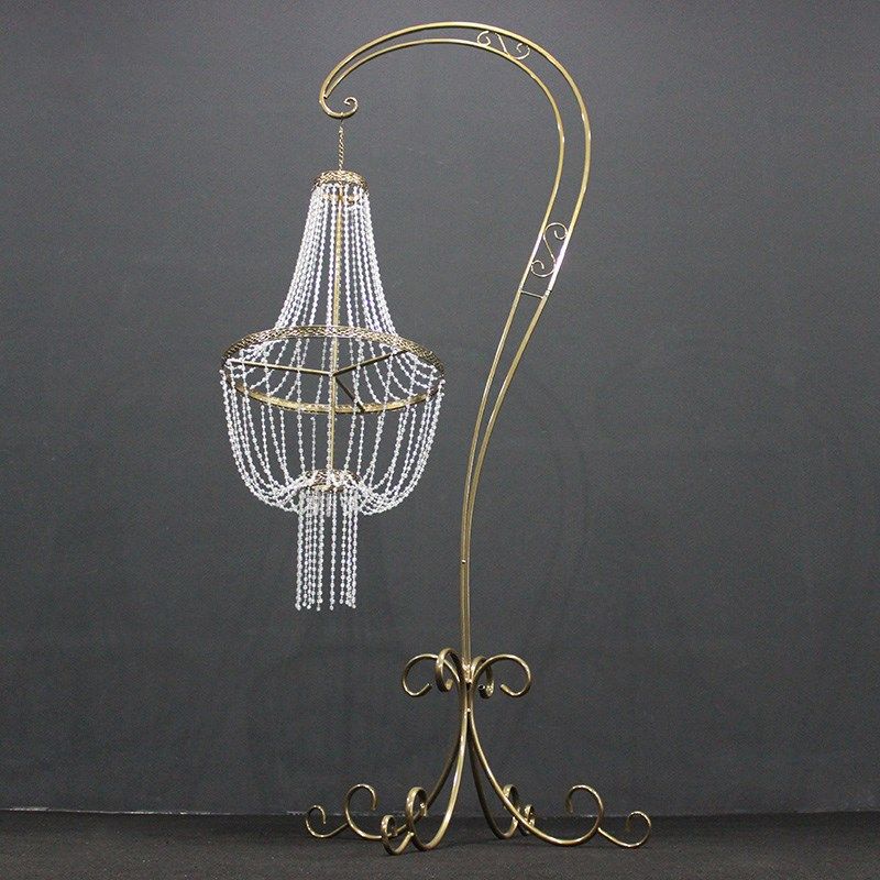 新款婚庆道具铁艺水晶吊顶灯饰发光婚礼舞台现场装饰空中挂件福灯,淘宝优惠券,粉丝福利购,淘宝优惠卷