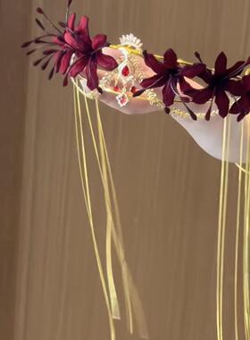 桂冠彼岸花扭棒皇手工diy