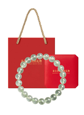 【已祝福】普陀山葡萄石绿手串