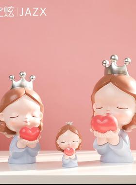 女孩摆件可爱家居电视酒柜装饰品创意房间布置小摆设送女生日礼物