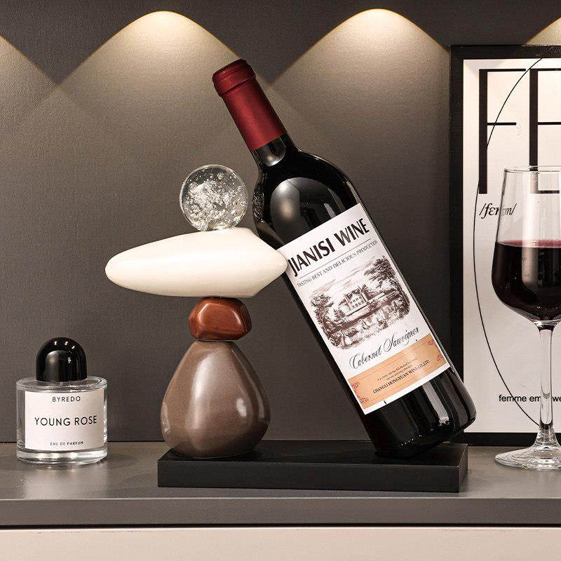 时来运转红酒架摆件酒柜装饰品轻奢高档高级感客厅家居餐边柜新款,淘宝优惠券,粉丝福利购,淘宝优惠卷