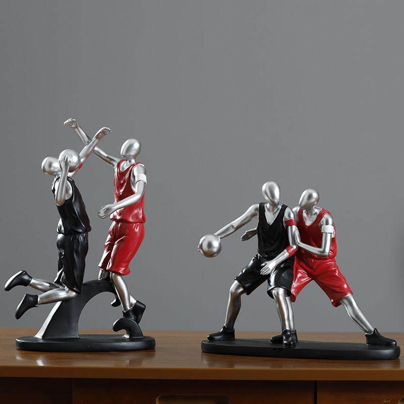 现代简约创意篮球摆件家居电视酒柜客厅书房装饰品轻奢高档摆设,淘宝优惠券,粉丝福利购,淘宝优惠卷